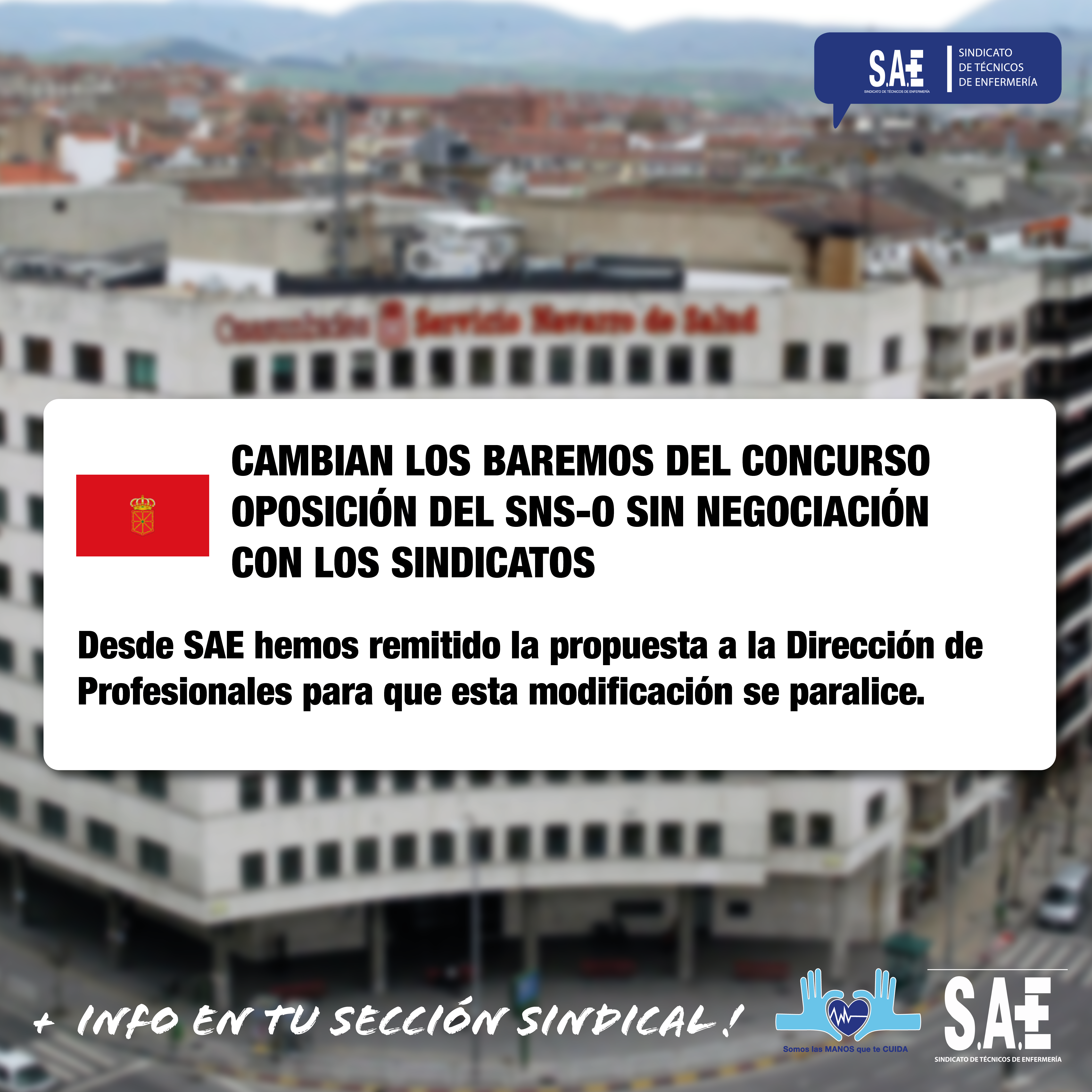 CAMBIAN LOS BAREMOS DEL CONCURSO OPOSICIÓN DEL SNS-O SIN NEGOCIACIÓN CON LOS SINDICATOS